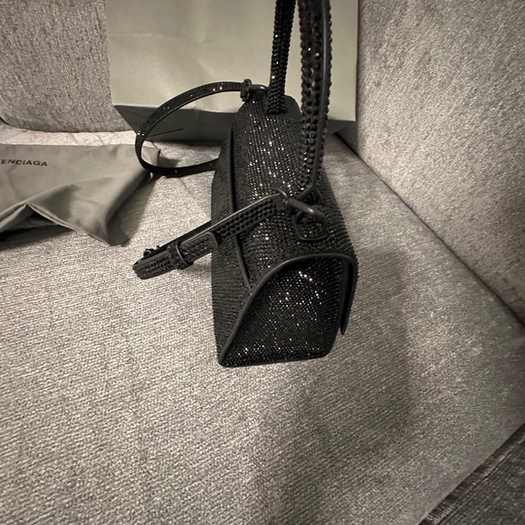 Authentic Balenciaga rhinestones Hourglass XS Crossbody Handbag $6,850 - Picture 11 of 16